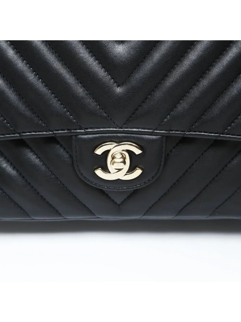Chanel Shoulder Bag Chez Blanc CC Logo Double Flap